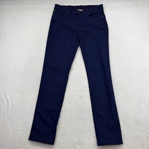 Raleigh Denim Indigo Pant Thin Sz 28x30 Made In USA Red Hem #58/60 NWOT